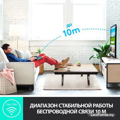 Клавиатура Logitech K400 Plus (черный, нет кириллицы) - фото4