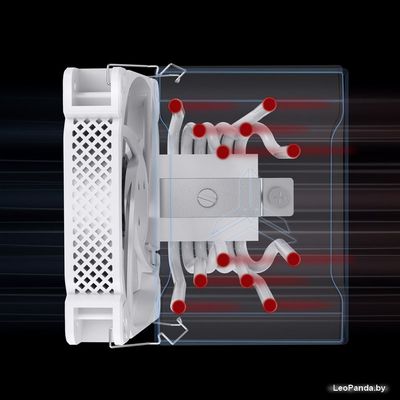 Кулер для процессора Jonsbo HX6240 White - фото2