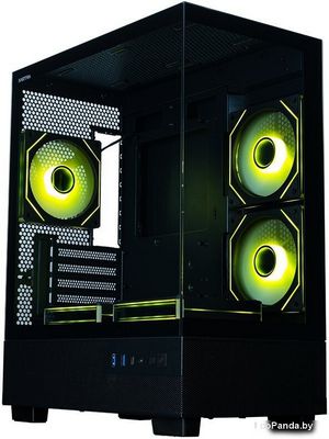 Корпус XASTRA Q400M 5ARGB-C6-UC (черный) - фото