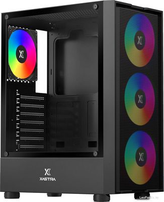 Корпус XASTRA A301 4FRGB (черный) - фото2