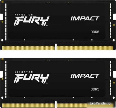 Оперативная память Kingston FURY Impact 2x32ГБ DDR5 5600МГц KF556S40IBK2-64 - фото
