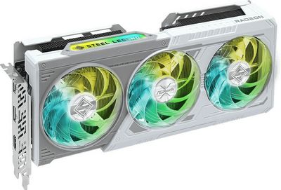 Видеокарта ASRock Radeon RX 9060 XT Steel Legend 16GB OC RX9060XT SL 16GO - фото