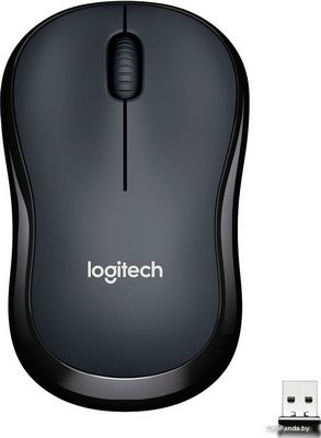 Мышь Logitech M220 Silent (темно-серый) - фото