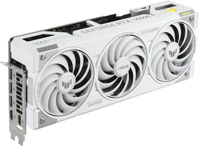 Видеокарта ASUS TUF Gaming GeForce RTX 5070 Ti 16GB GDDR7 White OC Edition TUF-RTX5070TI-O16G-WHITE-GAMING - фото