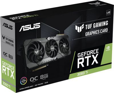 Видеокарта ASUS TUF Gaming GeForce RTX 3060 Ti OC Edition 8G GDDR6X TUF-RTX3060TI-O8GD6X-GAMING - фото3