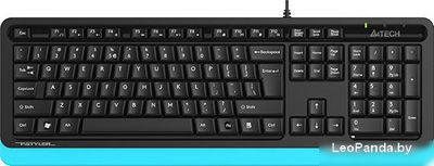 Клавиатура A4Tech Fstyler FKS10 (черный/синий) - фото