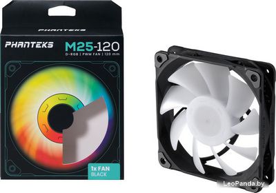 Вентилятор для корпуса Phanteks M25-120 D-RGB PH-F120M25_DRGB_PWM_BK01 - фото