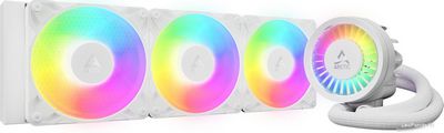 Система жидкостного охлаждения для процессора Arctic Liquid Freezer III Pro 360 A-RGB White ACFRE00188A - фото