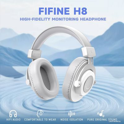 Наушники FIFINE H8 (белый) - фото5, картинка5 Наушники FIFINE H8 (белый) - фото5