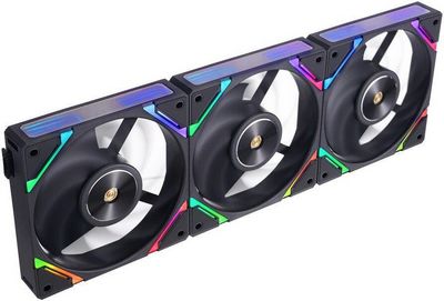 Комплект вентиляторов для корпуса 1stPlayer XF7 Reverse ARGB (3 шт, черный) - фото5