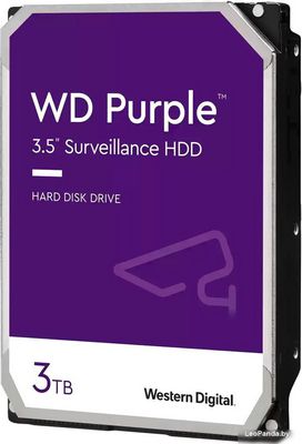 Жесткий диск WD Purple 3TB WD33PURZ - фото