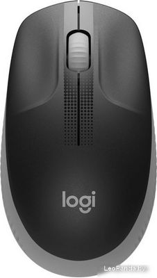 Мышь Logitech M190 (черный/серый) - фото