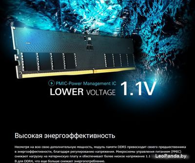 Оперативная память Silicon-Power 16ГБ DDR5 5200 МГц SP016GBLVU520F02 - фото5