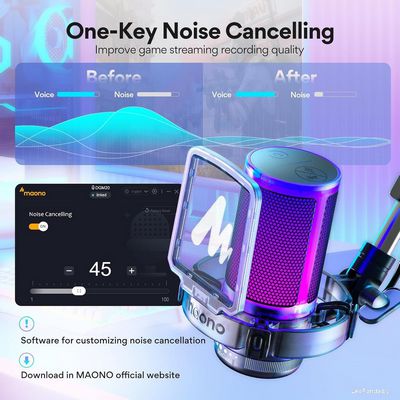 Проводной микрофон Maono DGM20S (черный) - фото2