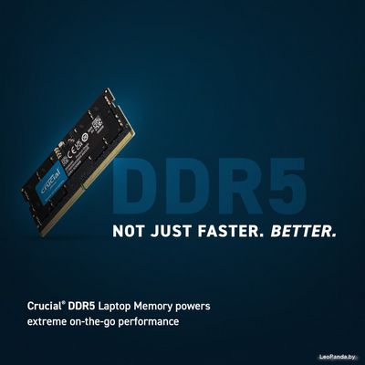 Оперативная память Crucial 16ГБ DDR5 SODIMM 4800МГц CB16GS4800 - фото2