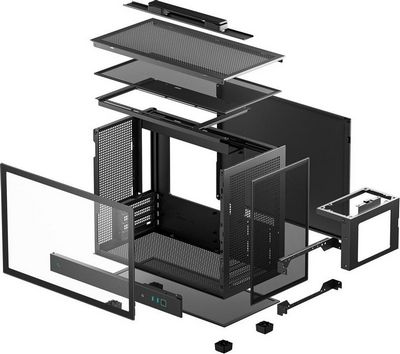 Корпус DeepCool CH160 Plus R-CH160-BKNGM0-G - фото5