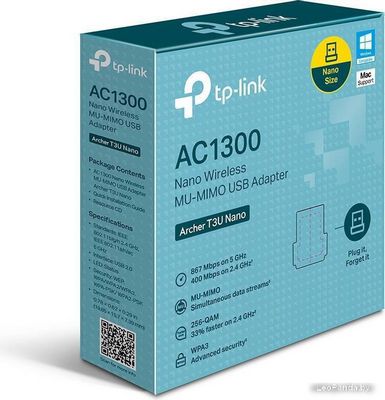 Wi-Fi адаптер TP-Link Archer T3U Nano - фото4