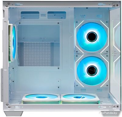 Корпус XASTRA QW400M 5ARGB-C6-AC WH QW400M-5FM12A-C6-AC-WH (белый) - фото3