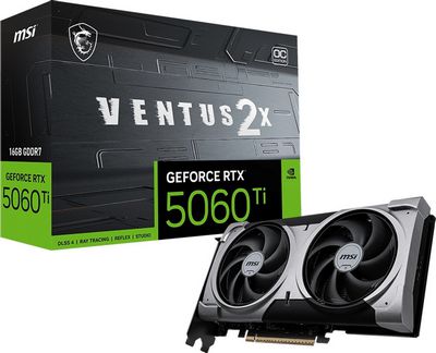 Видеокарта MSI GeForce RTX 5060 Ti 16G Ventus 2X Plus OC - фото5