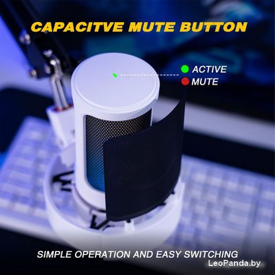 Проводной микрофон FIFINE A8T (белый) - фото5