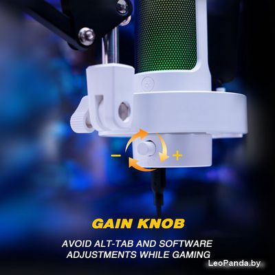 Проводной микрофон FIFINE A8T (белый) - фото4