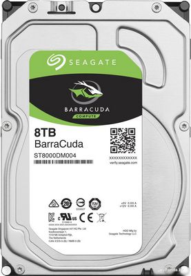 Жесткий диск Seagate BarraCuda 8TB ST8000DM004 - фото