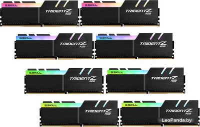 Оперативная память G.Skill Trident Z RGB 8x8GB DDR4 PC4-32000 F4-4000C18D-64GTZR - фото