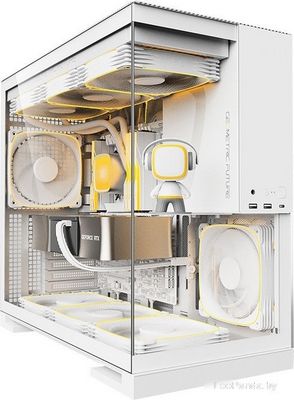 Корпус Geometric Future Model 5 5FAN (белый) - фото5