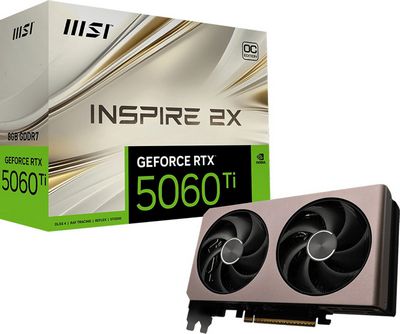 Видеокарта MSI GeForce RTX 5060 Ti 8G Inspire 2X OC - фото5
