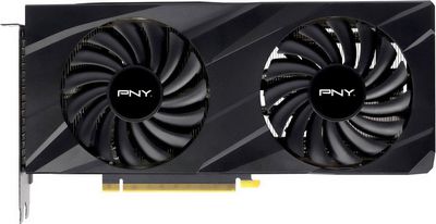 Видеокарта PNY GeForce RTX 3060 Ti 8GB Verto Dual Fan LHR VCG3060T8LDFBPB1 - фото