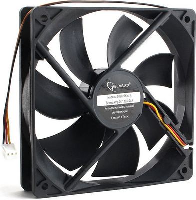 Вентилятор для корпуса Gembird D12025HM-3 - фото2