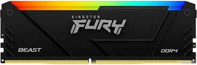 Оперативная память Kingston FURY Beast RGB 2x16ГБ DDR4 3200МГц KF432C16BB12AK2/32 - фото2