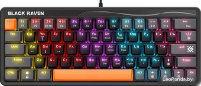 Клавиатура Defender Black Raven GK-417 45414 - фото