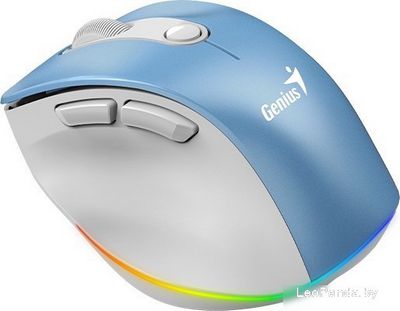 Мышь Genius Ergo 9000S Pro (голубой) - фото2