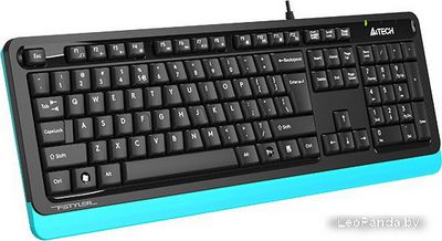 Клавиатура A4Tech Fstyler FKS10 (черный/синий) - фото3