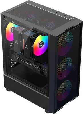 Корпус XASTRA A301 4FRGB (черный) - фото3