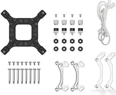 Система жидкостного охлаждения для процессора DeepCool LE240 PRO WH R-LE240PRO-WHAMMC-G-1 - фото5