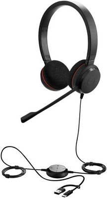 Офисная гарнитура Jabra Evolve 20 MS Stereo USB-C/A - фото