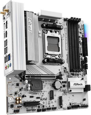 Материнская плата ASRock B850M Pro RS WiFi White - фото3