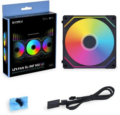 Вентилятор для корпуса Lian Li Uni Fan SL Infinity 140 ARGB G99.14SLIN1B.00 - фото