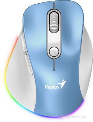 Мышь Genius Ergo 9000S Pro (голубой) - фото