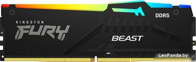 Оперативная память Kingston FURY Beast RGB 32ГБ DDR5 6000 МГц KF560C30BBA-32 - фото