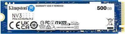 SSD Kingston NV3 500GB SNV3S/500GBK - фото