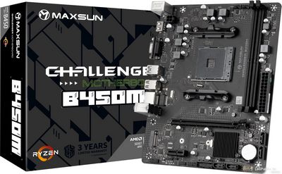 Материнская плата Maxsun Challenger B450M - фото2