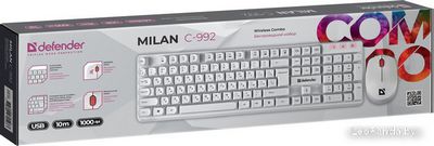 Офисный набор Defender Milan C-992 (белый) - фото4