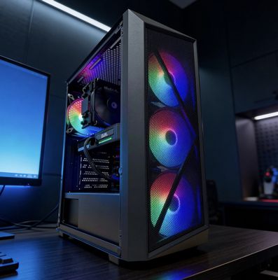 Компьютер LeoPanda Game 770282 AMD Ryzen 5 5600 16ГБ DDR4  SSD 1TB  RTX 5060  600W - фото