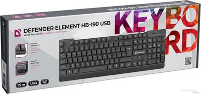 Клавиатура Defender Element HB-190 - фото3