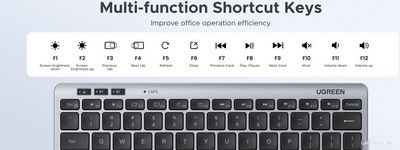 Клавиатура Ugreen K551 (серебристый/черный) - фото5