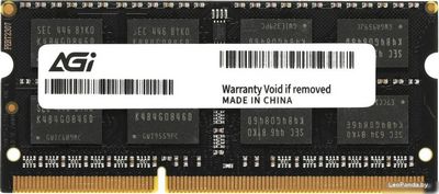Оперативная память AGI SD128 8ГБ DDR3 SODIMM 1600 МГц AGI160008SD128 - фото