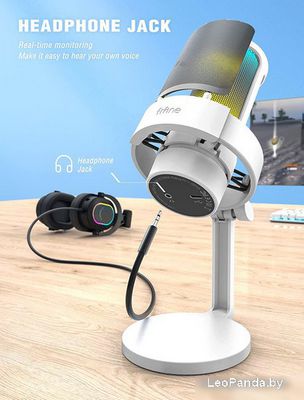 Микрофон FIFINE A8 (белый) - фото4